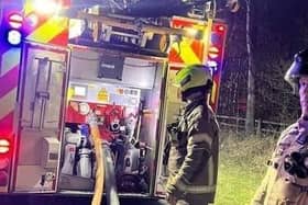 The bungalow was destroyed by the blaze on Emerson Valley in Milton Keynes