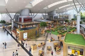 This is how the area will look