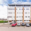 The apartment black is close to MK Central station
