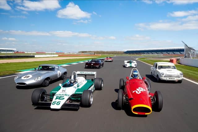 Historic cars throughout the ages will be racing and on static display