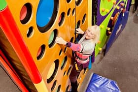 Cllr Zoe Nolan, Cabinet Member for Children and Families at Climb Quest in Kingston – one of several SEND friendly venues for the winter activity programme