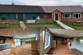 Former sports changing rooms have been transformed into a  village pub and cafe in Castlethopre