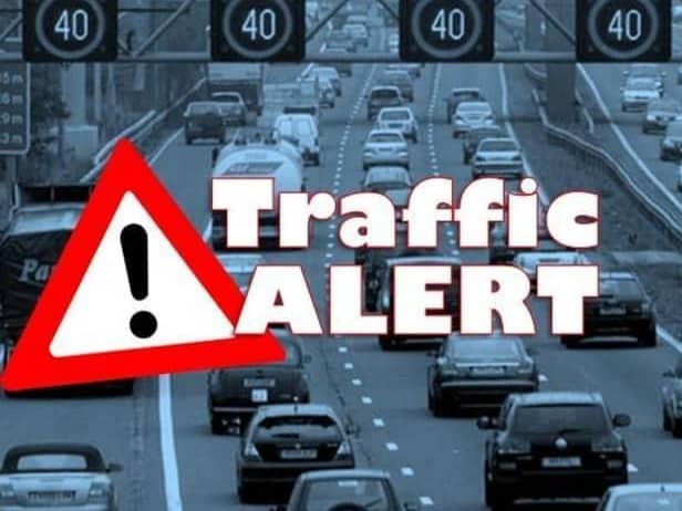 Delays of an hour or more are expected due to an accident between J14 and J15 of the M1