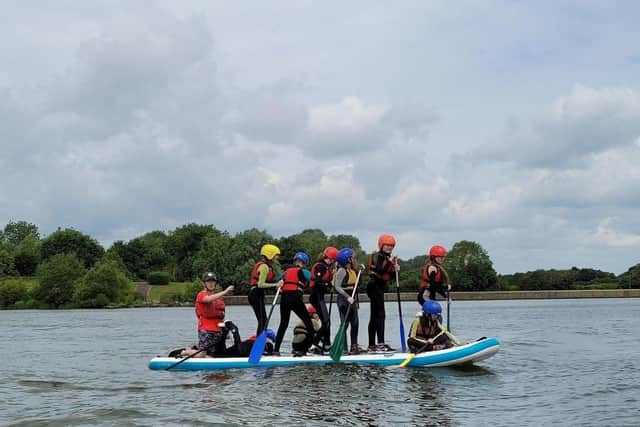 The students will be taking part in a range of activities including canoeing and sailing