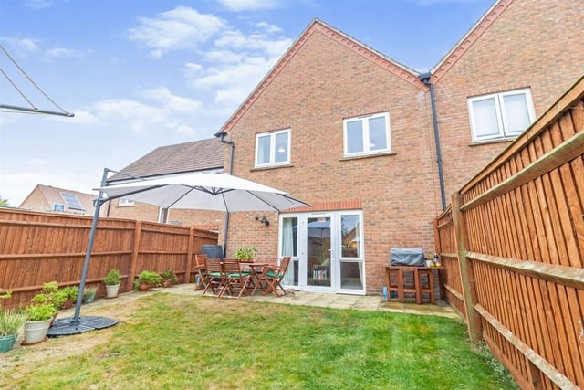 The end of terrace property offers spacious rear garden - perfect for a growing young family