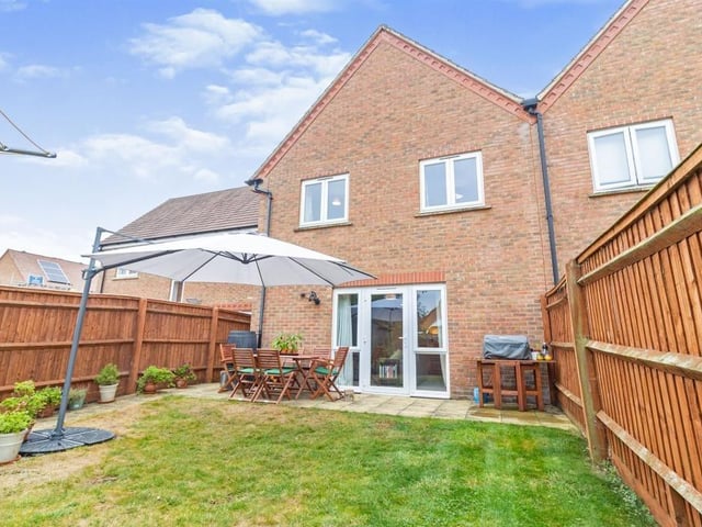 The end of terrace property offers spacious rear garden - perfect for a growing young family
