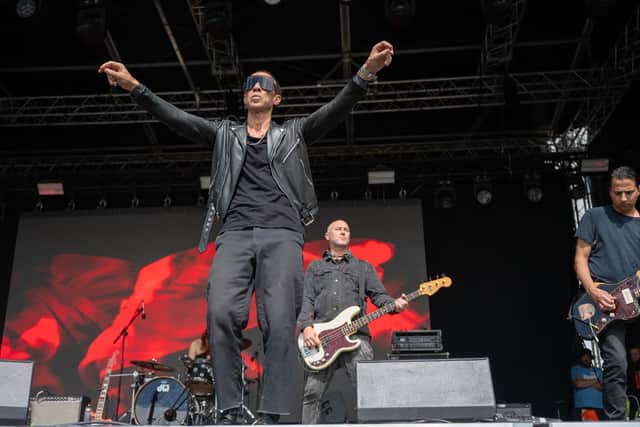 She Wants Revenge on stage at The National Bowl in Milton Keynes on Sunday, June 22, 2025. Photo by David Jackson.