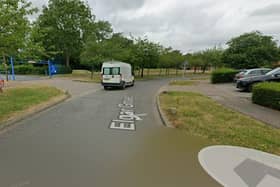 Milton Keynes City Council wants to introduce 20mph speed limits on roads throughout the Browns Wood estate, including Elgar Grove (pictured). Image: Google Street View.