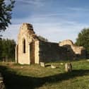The ruins of the 12th century St Peter’s Church and graveyard at Stanton Low are Grade 11 listed