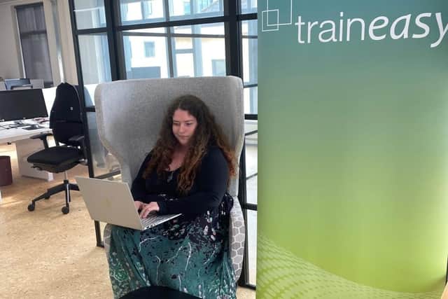 Inside Traineasy's offices at Witian Studios, Central Milton Keynes