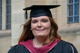 -Chloe Fusselll from Milton Keynes  has graduated from university against all odds