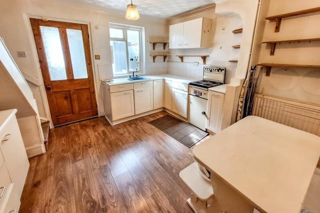 There is a reasonably-sized kitchen