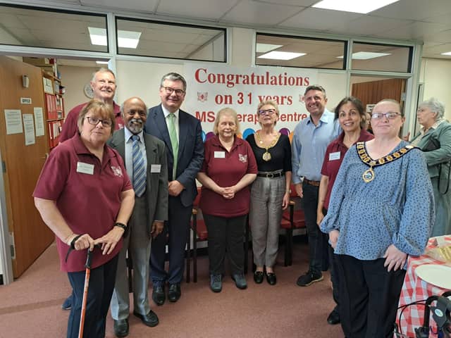 MK Therapy Centre volunteers and visitors pictured at the recent 31st open day