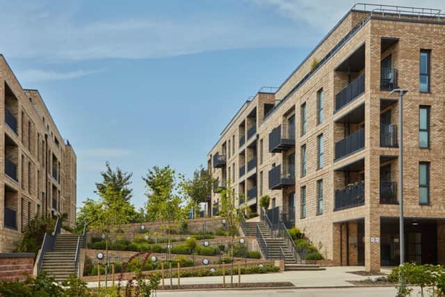 The new canalside flats in Milton Keynes were launched over Christmas