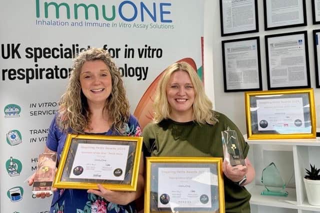 ImmuONE founders Professor Victoria Hutter, left, and Dr Abigail Martin