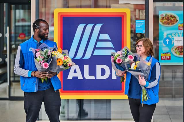 Aldi is giving away flowers in a Mother's Day competition