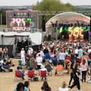 The stage at Campbell Park