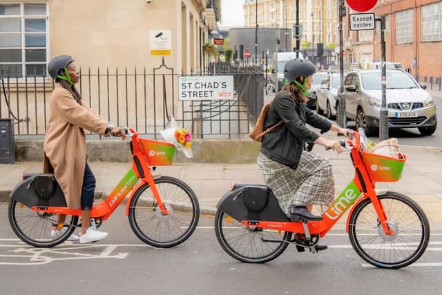The Lime e-bike hire scheme starts today