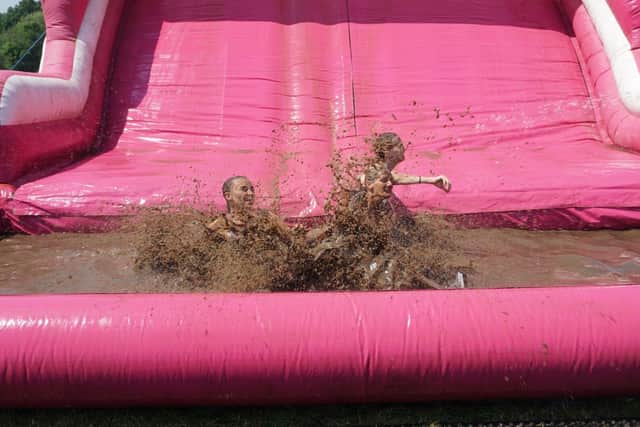 Adults and children will be making a splash in Cancer Research UK's Pretty Muddy events