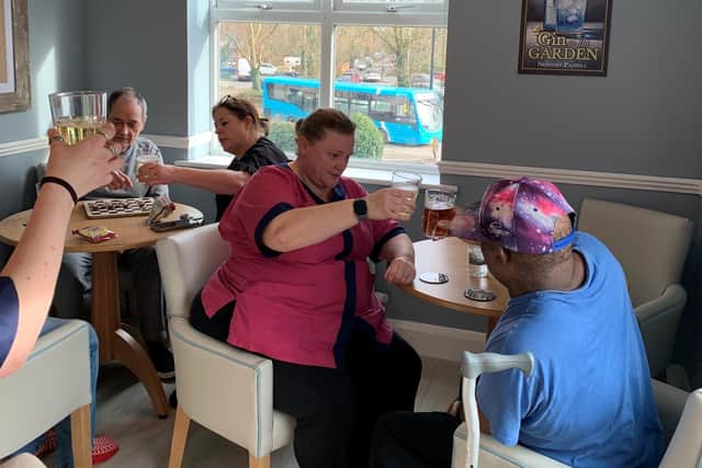 Care home residents and their families love the new Castlemead Arms pub