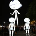 The highlight is the festival was the giant aliens invading the city centre