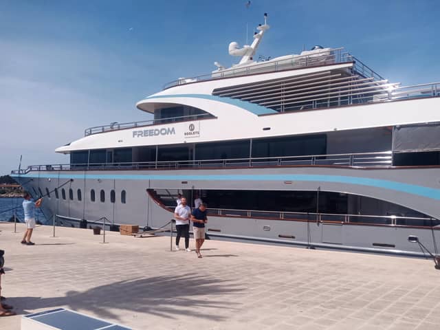 The 50m superyacht Freedom
