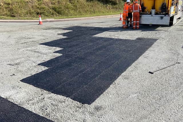 MK City Council is investing £100,000 on a new Roadmender Elastomac machine to speed up pothole repairs