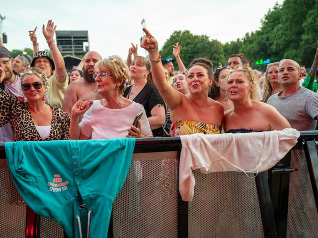 Fanis inside Campbell Park, Milton Keynes, July 16, 2022. Photo by David Jackson