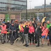 Cyclists all over Milton Keynes have been supporting a campaign to get more people on their bikes