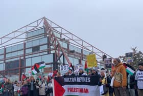 Free Palestine March and Vigil held at The Point in CMK