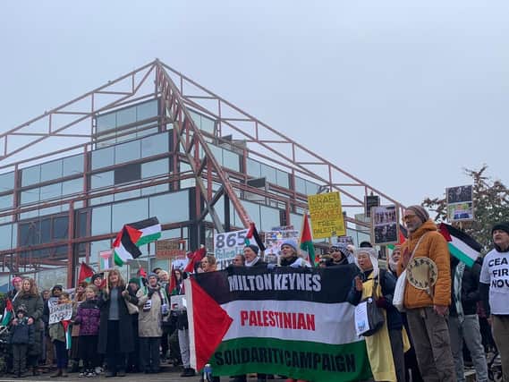 Free Palestine March and Vigil held at The Point in CMK