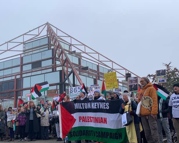 Free Palestine March and Vigil held at The Point in CMK