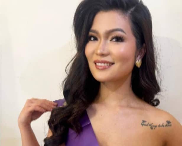 Kimberly Famero is hoping to win abeauty pageant on Mother's Day