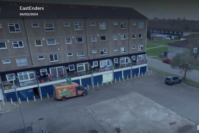 The EastEnders scenes from Milton Keynes were actually shot in London, producers have admitted