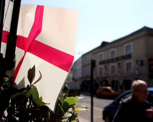 An England flag to mark St George's Day