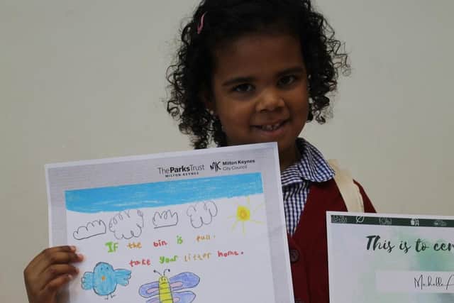 Michelle Abiloa, KS1 winner from Saint Bernadette’s Catholic Primary School