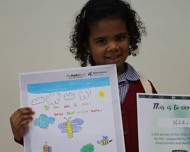 Michelle Abiloa, KS1 winner from Saint Bernadette’s Catholic Primary School