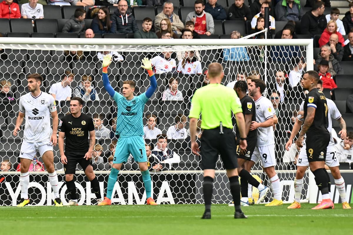 Toby Lock Toby Lock's MK Dons player rating pictures from the defeat to ...