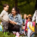 The Teddy Bears Picnic walk was enjoyed by parents and children alike
