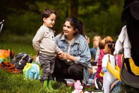 The Teddy Bears Picnic walk was enjoyed by parents and children alike