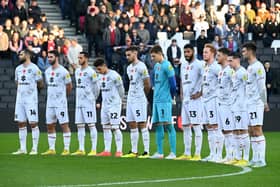 MK Dons could look a lot different to the way they lined up against Derby County in their last home game in League One last month