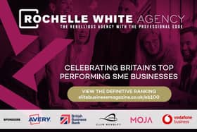 Rochelle White Agency celebrated being in the Top 100 SMEs in the UK.