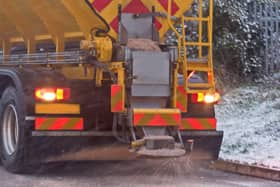 Gritters are out today in Milton Keynes for the first time this winter