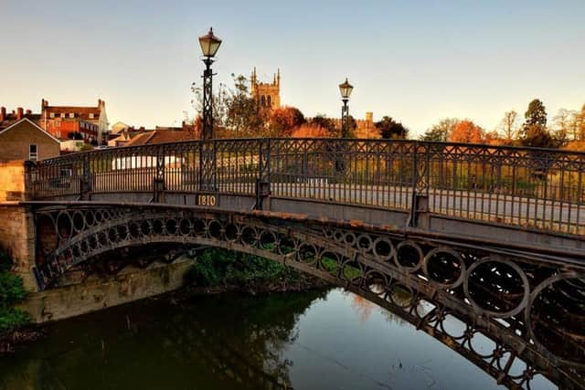 The river runs under the famous Iron Bridge in Newport Pagnell