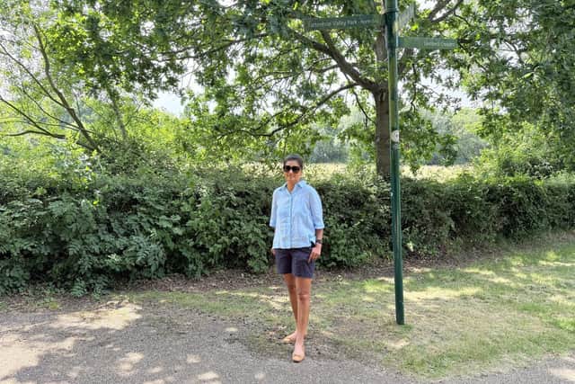 Cllr Shazna Muzammil, at the site of the new Snelshall supertip