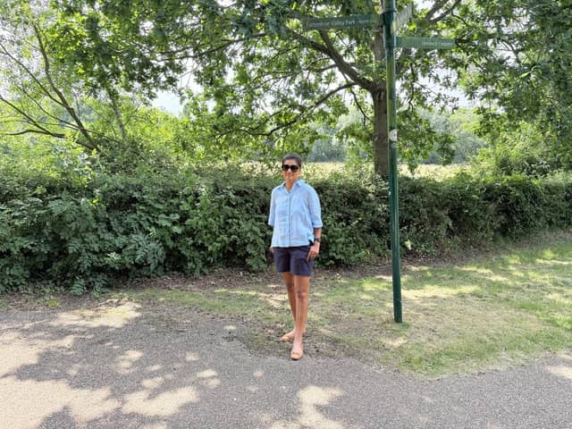 Cllr Shazna Muzammil, at the site of the new Snelshall supertip