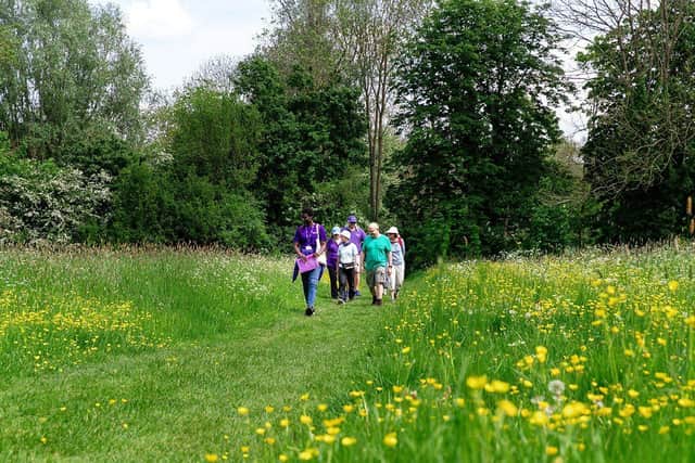 Group walking event