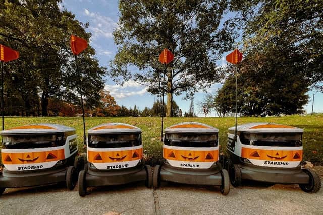 The elusive pumpkin robots are on the loose in Milton Keynes - and there's a reward if you spot one