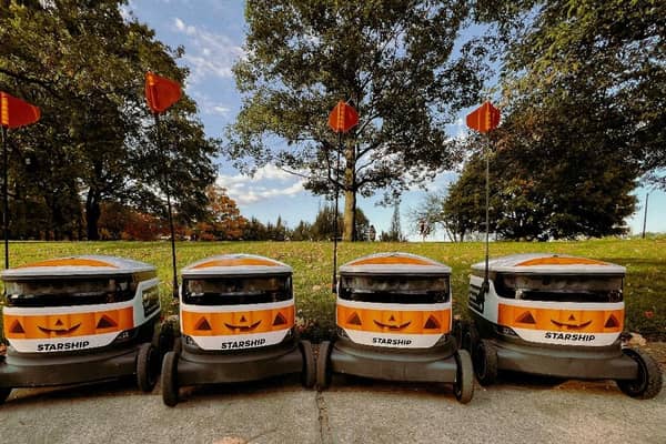 The elusive pumpkin robots are on the loose in Milton Keynes - and there's a reward if you spot one