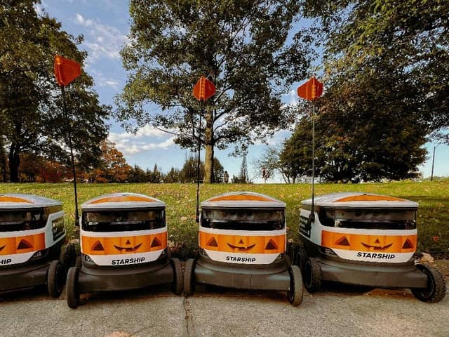 The elusive pumpkin robots are on the loose in Milton Keynes - and there's a reward if you spot one
